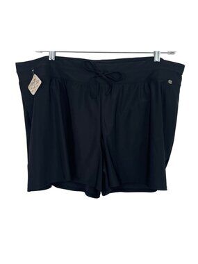 Zeroxposur Womens Size 2X Black Swim Shorts